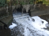 Flowing into the Thames