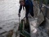 Eel Trap clean out April 2014
