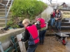 Eel Trap clean out April 2014