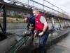 Eel Trap clean out April 2014